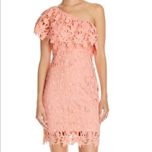 Lush lace one shoulder dress
